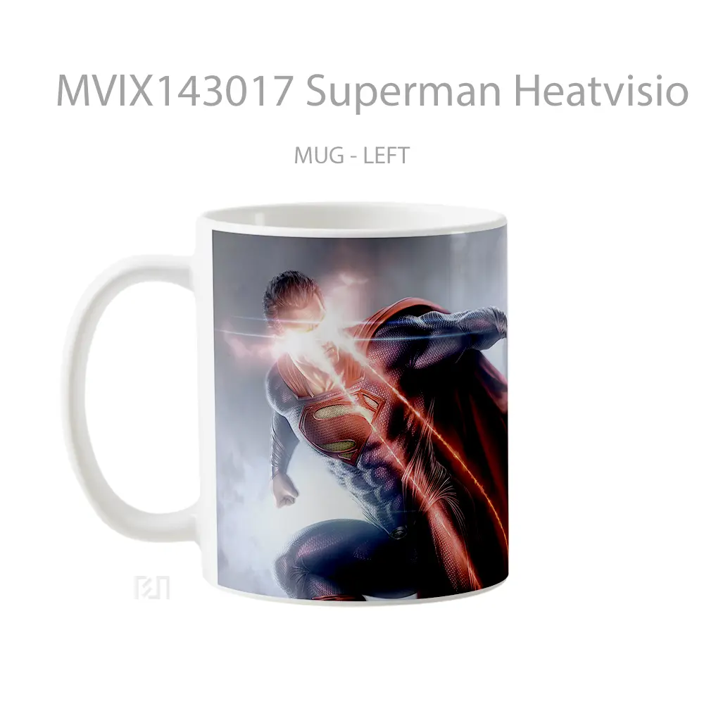 Mug Superman Heatvisio Gelas Superhero - All-side / Desain