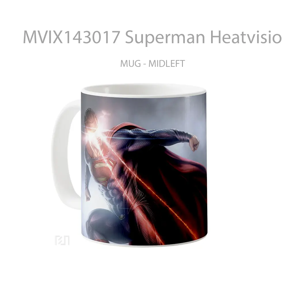 Mug Superman Heatvisio Gelas Superhero - All-side / Desain