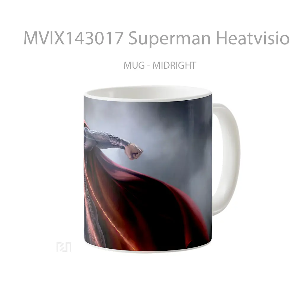 Mug Superman Heatvisio Gelas Superhero - All-side / Desain