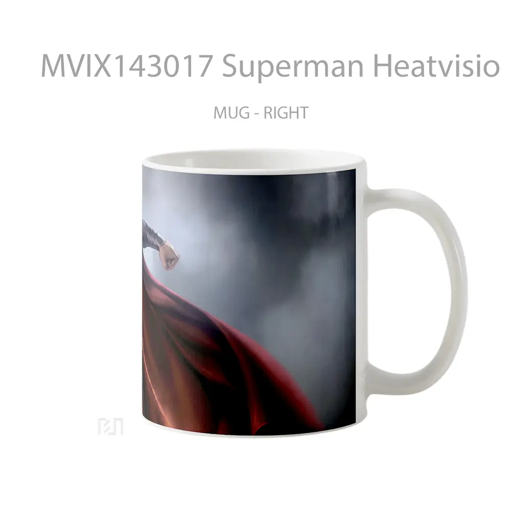 Mug Superman Heatvisio Gelas Superhero - All-side / Desain