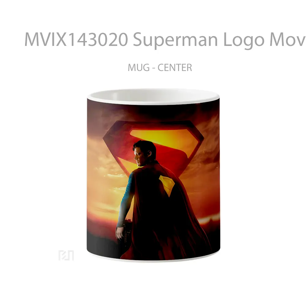 Mug Superman Logo Movie 2025 Gelas Superhero