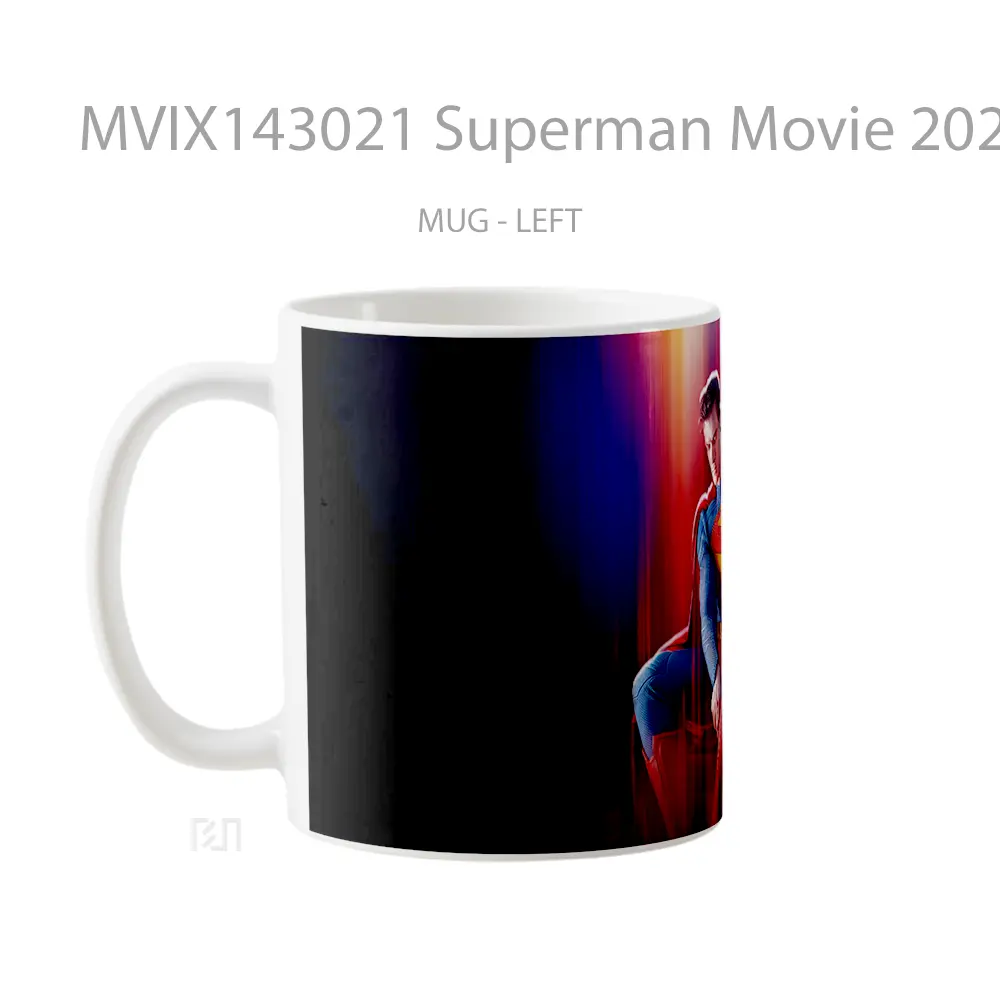 Mug Superman Movie 2025 Gelas Superhero - All-side / Desain