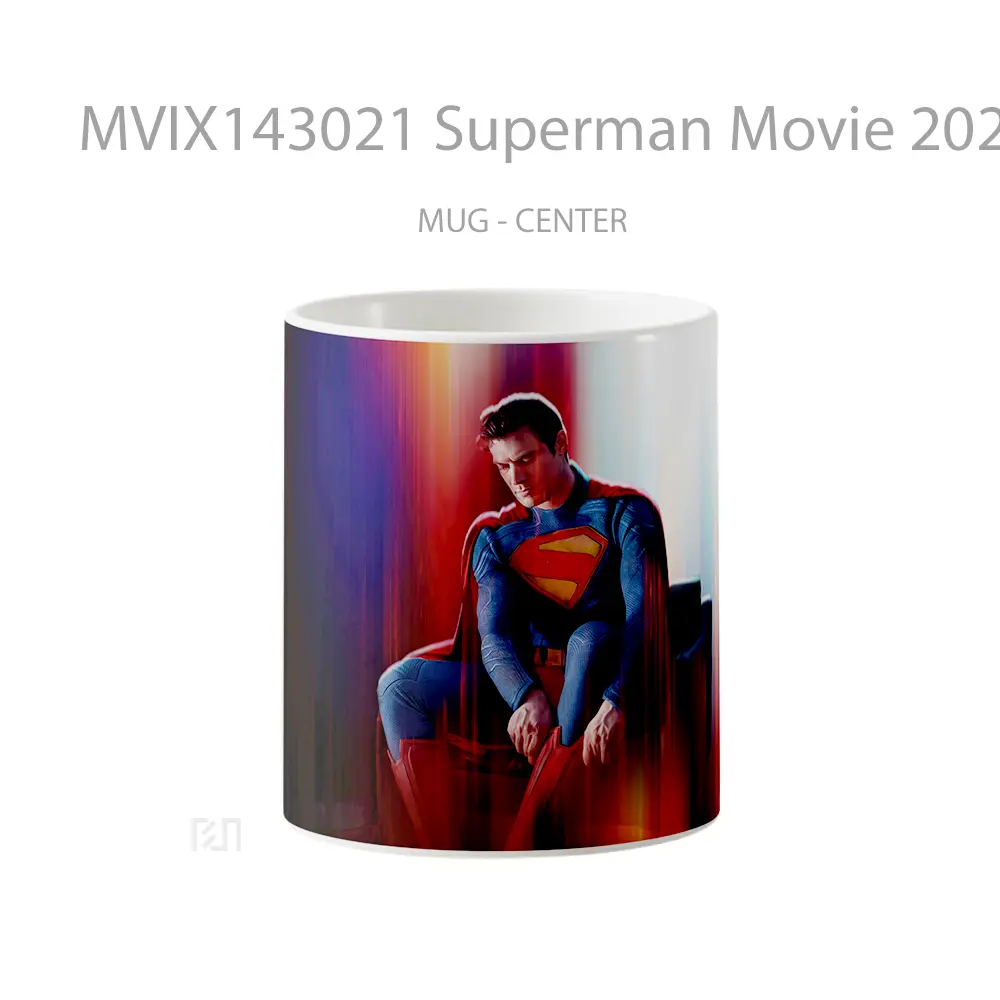 Mug Superman Movie 2025 Gelas Superhero