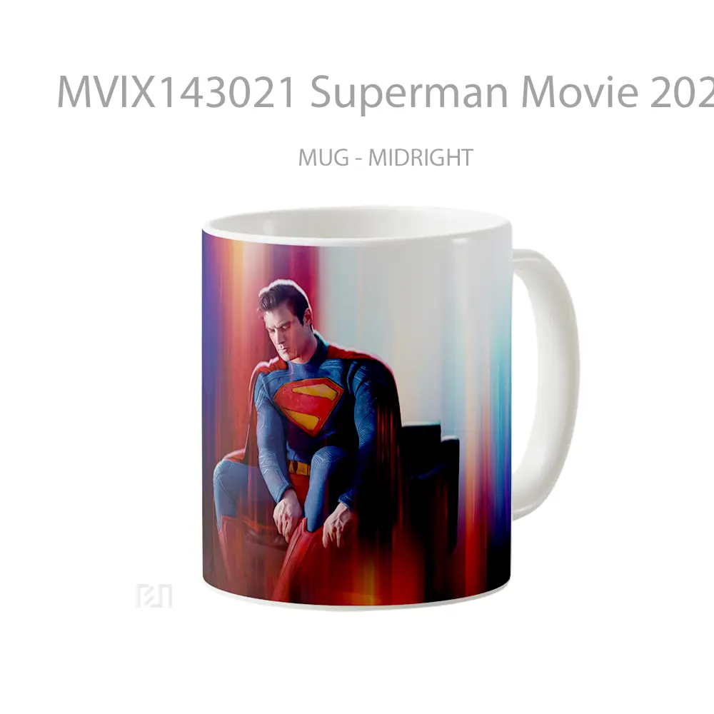 Mug Superman Movie 2025 Gelas Superhero - All-side / Desain