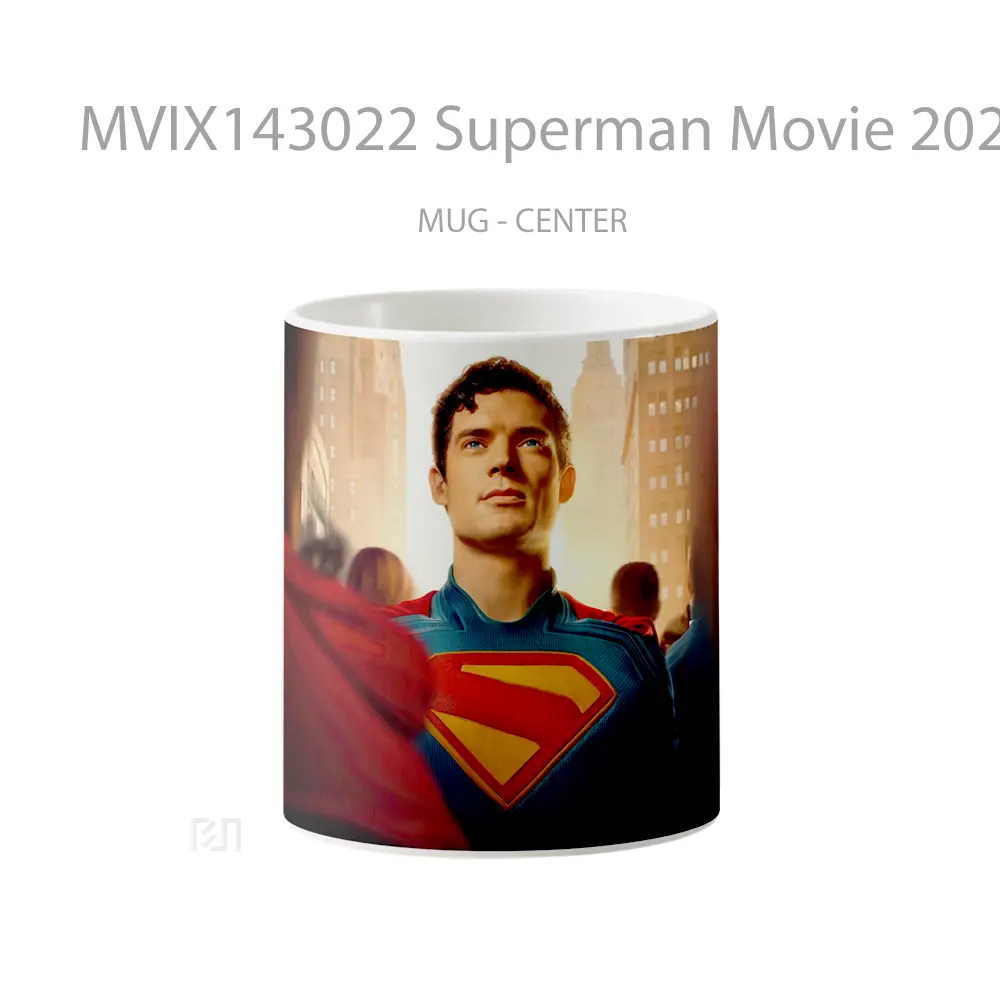 Mug Superman Movie 2025 Gelas Superhero