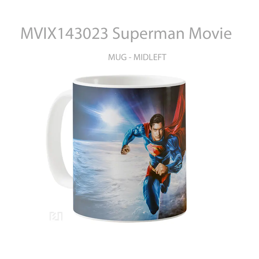 Mug Superman Movie Gelas Superhero - All-side / Desain