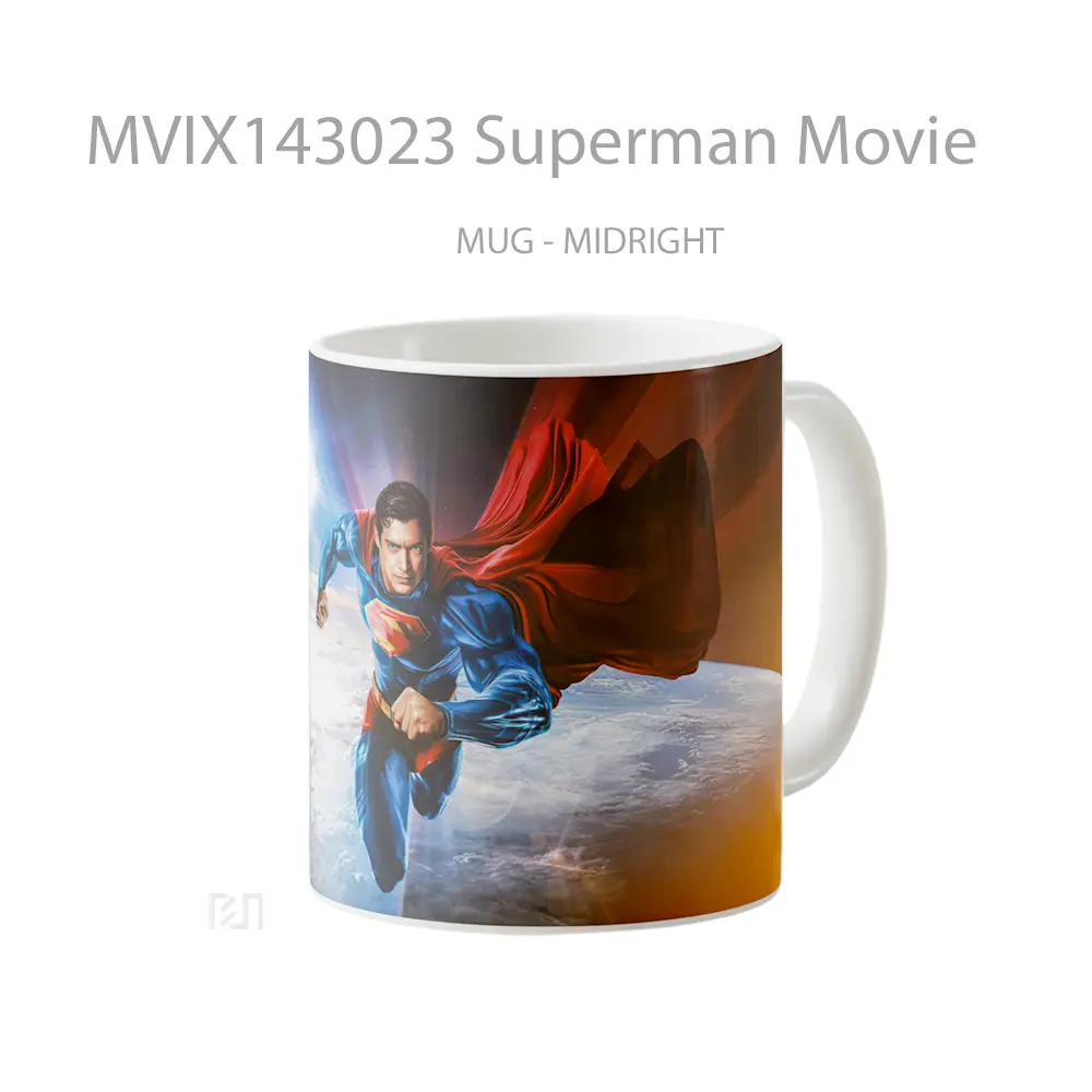 Mug Superman Movie Gelas Superhero - All-side / Desain