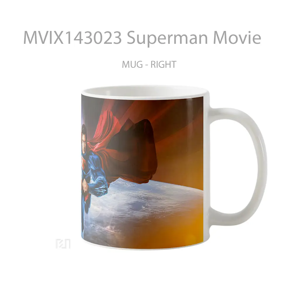 Mug Superman Movie Gelas Superhero - All-side / Desain