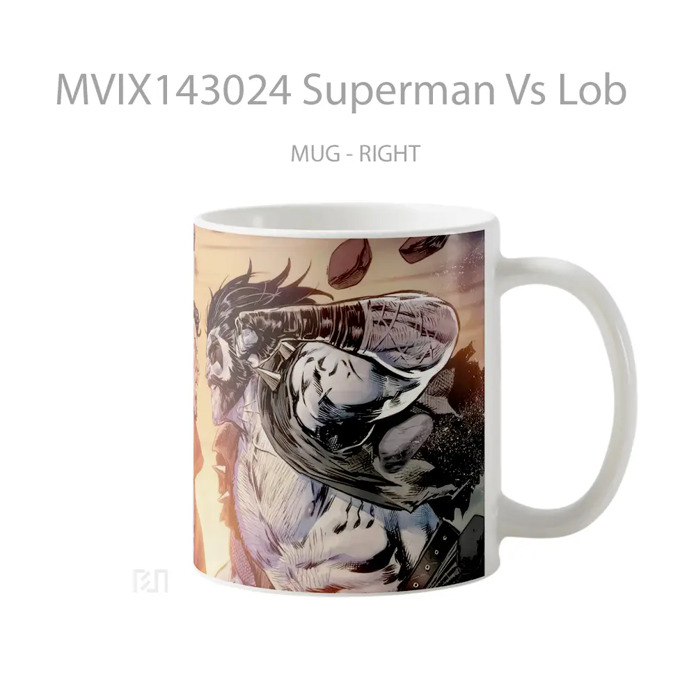Mug Superman Vs Lob Gelas Superhero - All-side / Desain