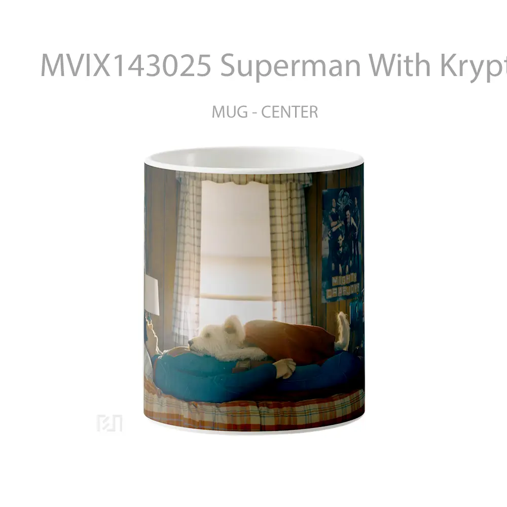Mug Superman With Krypto 2025 Gelas Superhero