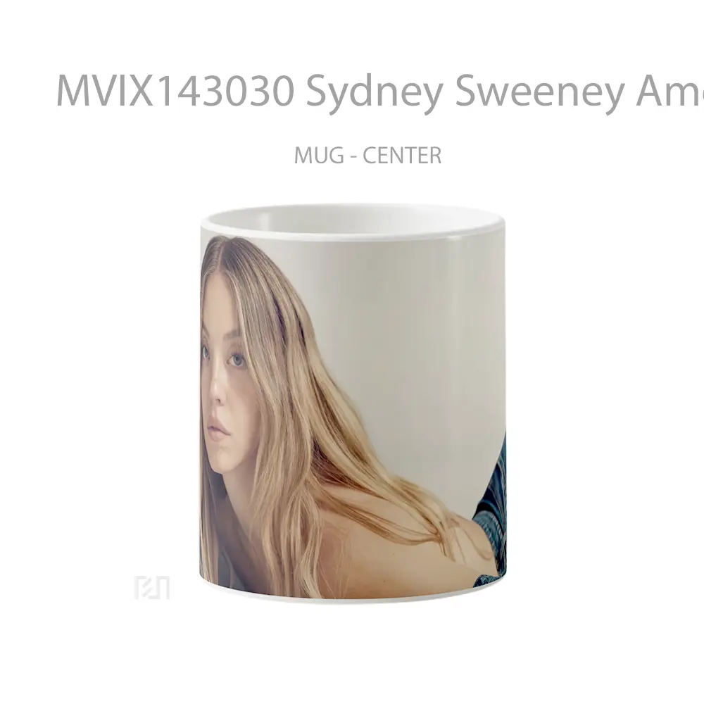 Mug Sydney Sweeney American Eag Gelas Keramik Unik