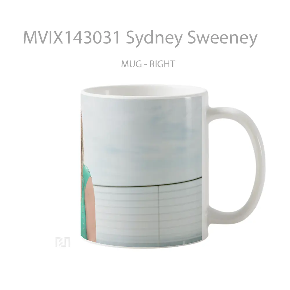 Mug Sydney Sweeney Gelas Keramik Unik - All-side / Desain