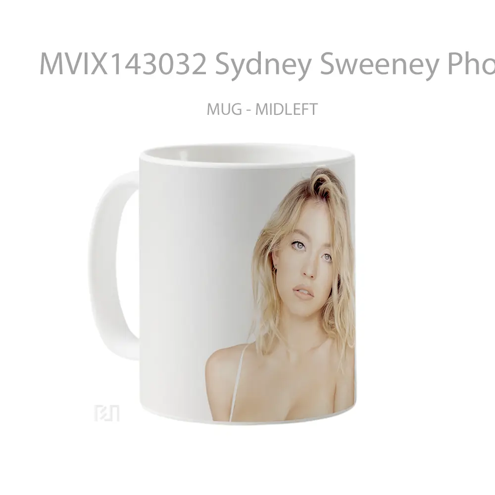 Mug Sydney Sweeney Photo Gelas Keramik Unik - All-side / Desain