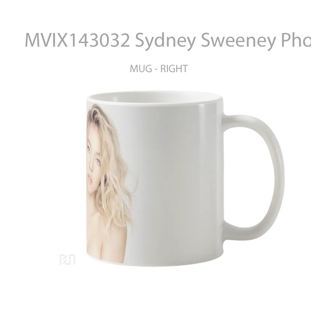 Mug Sydney Sweeney Photo Gelas Keramik Unik - All-side / Desain