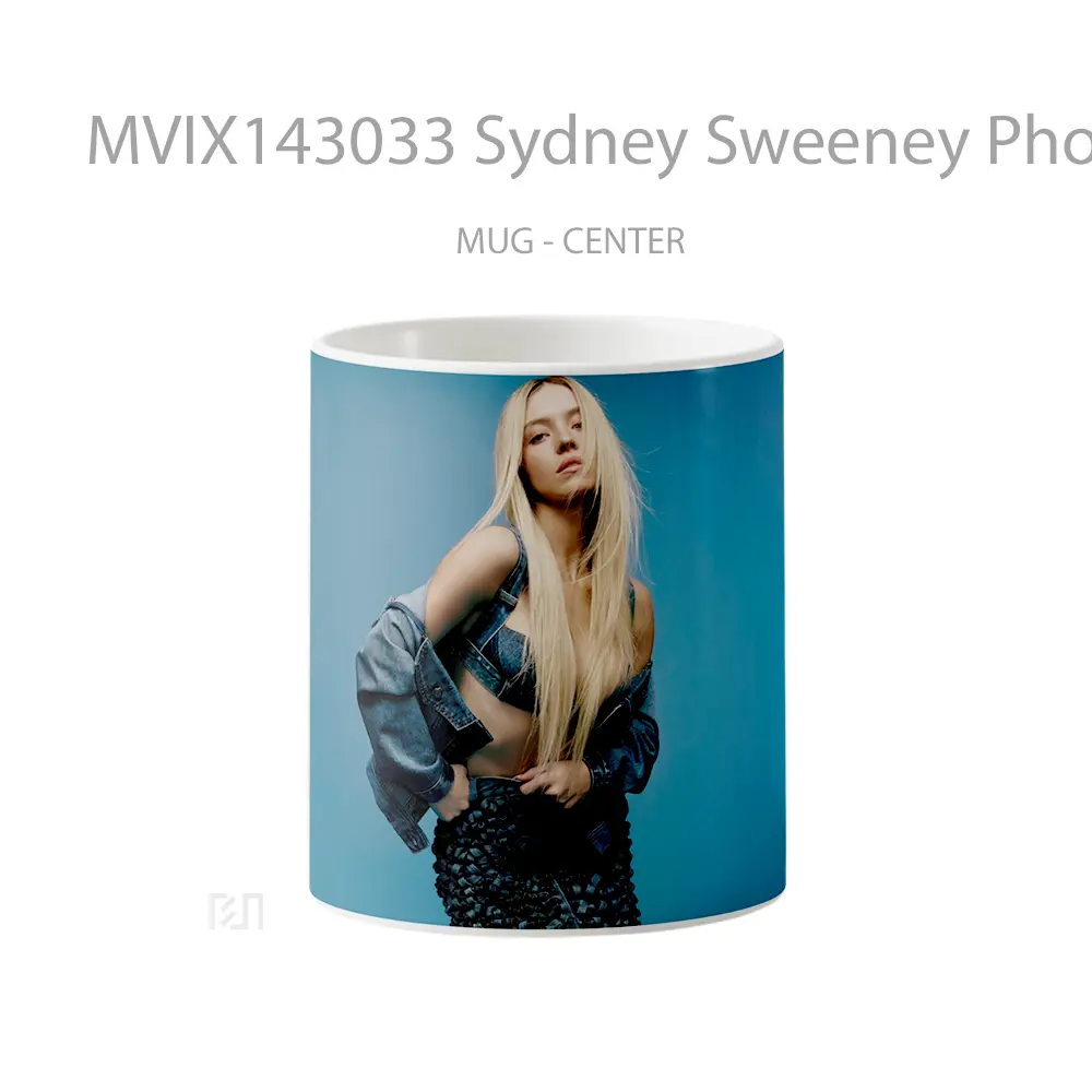 Mug Sydney Sweeney Photoshoot Gelas Keramik Unik