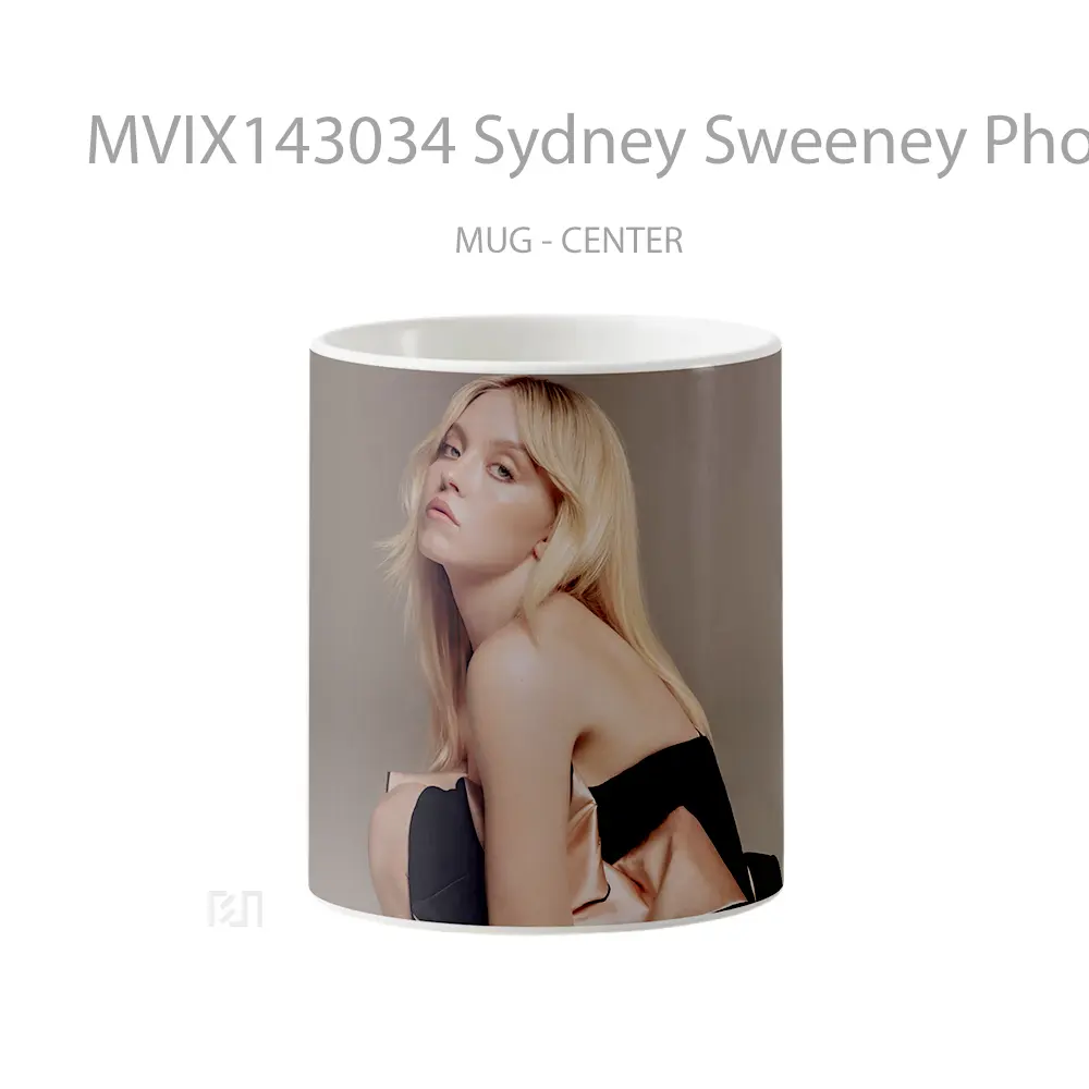 Mug Sydney Sweeney Photoshoot Gelas Keramik Unik