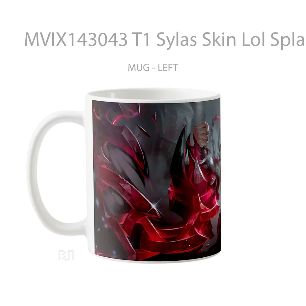 Mug T1 Sylas Skin Lol Splash Art Cangkir Gamer - All-side / Desain