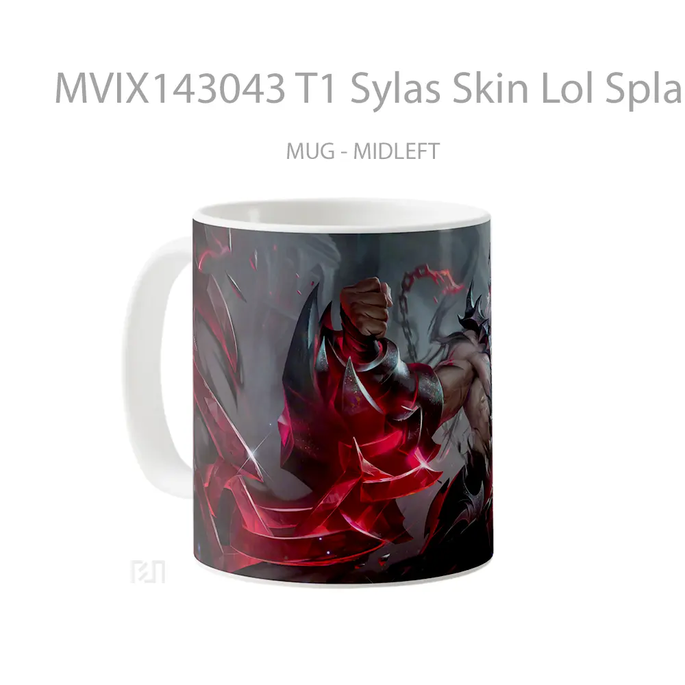 Mug T1 Sylas Skin Lol Splash Art Cangkir Gamer - All-side / Desain
