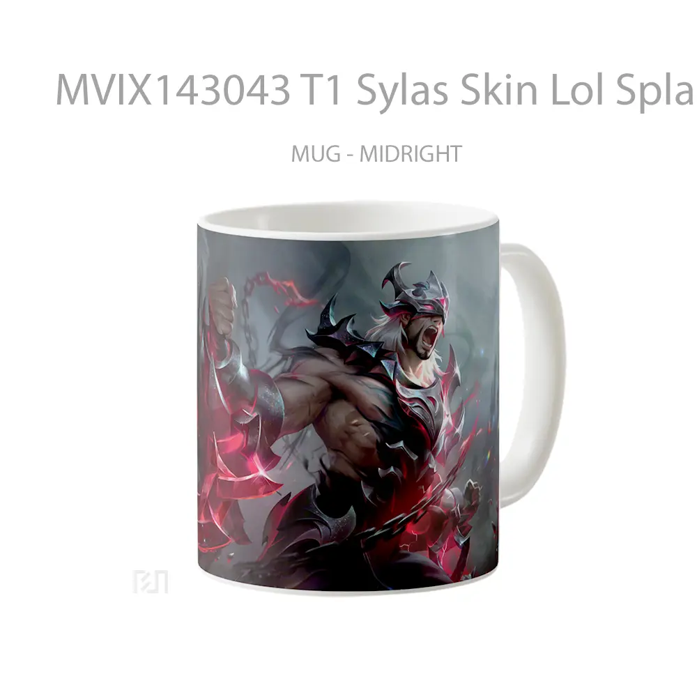 Mug T1 Sylas Skin Lol Splash Art Cangkir Gamer - All-side / Desain