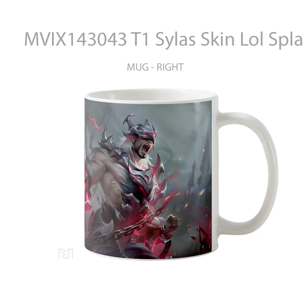 Mug T1 Sylas Skin Lol Splash Art Cangkir Gamer - All-side / Desain
