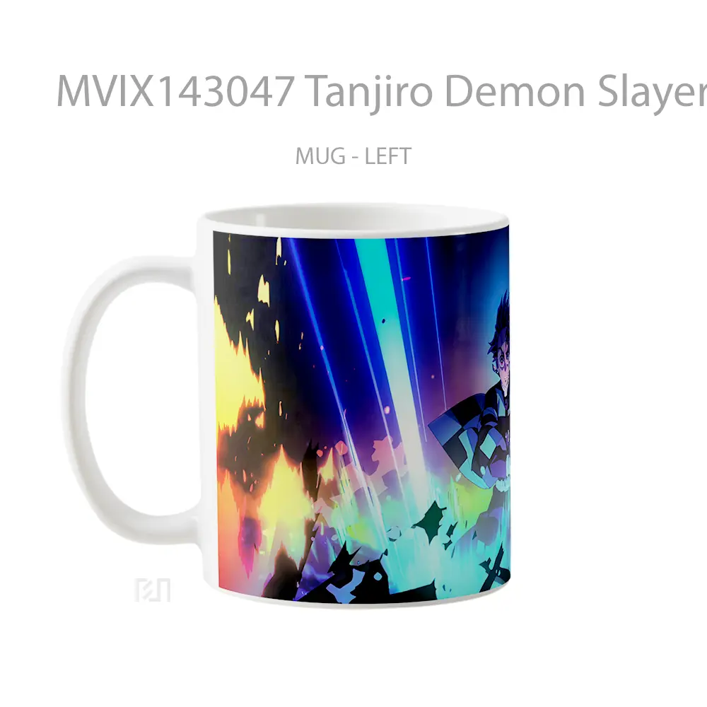 Mug Tanjiro Demon Slayer Anime Cangkir Anime - All-side / Desain