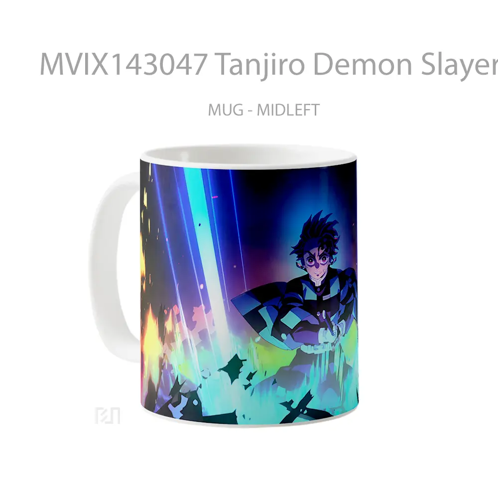Mug Tanjiro Demon Slayer Anime Cangkir Anime - All-side / Desain