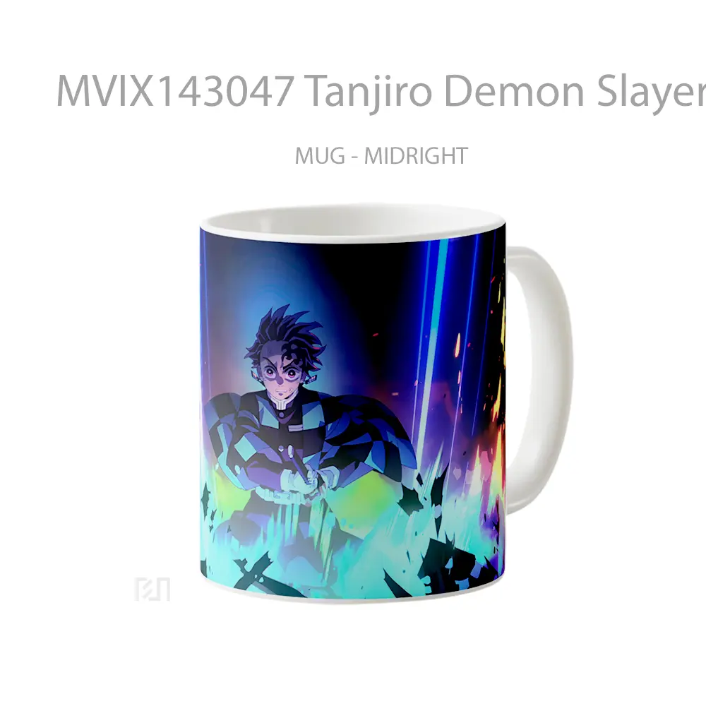 Mug Tanjiro Demon Slayer Anime Cangkir Anime - All-side / Desain