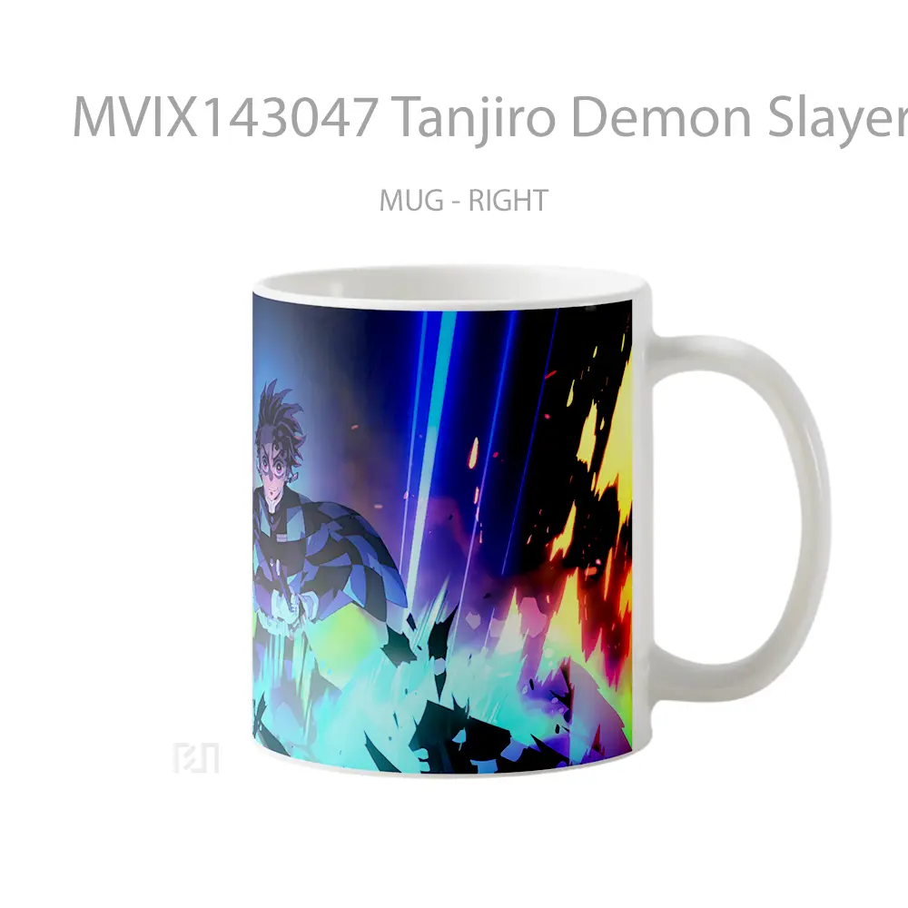 Mug Tanjiro Demon Slayer Anime Cangkir Anime - All-side / Desain