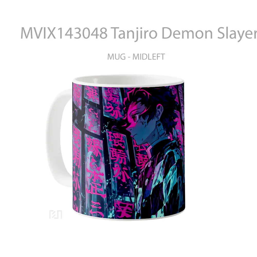 Mug Tanjiro Demon Slayer Gelas Keramik Unik - All-side / Desain