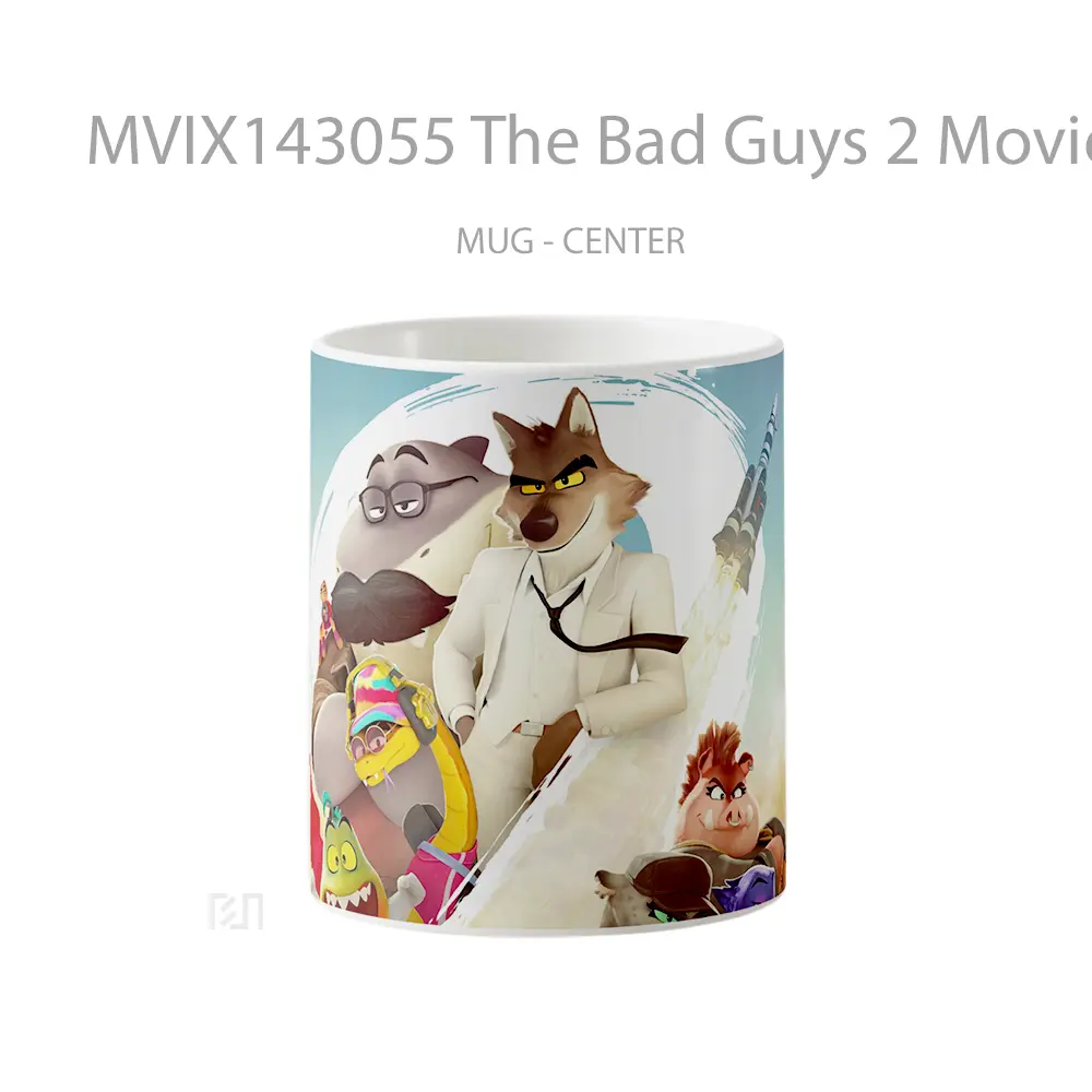 Mug The Bad Guys 2 Movie Characters Gelas Keramik Unik