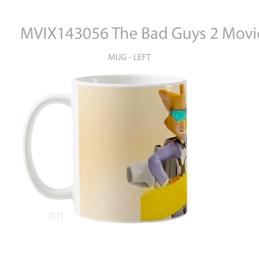 Mug The Bad Guys 2 Movie Diane Foxington Character Gelas Keramik Unik - All-side / Desain