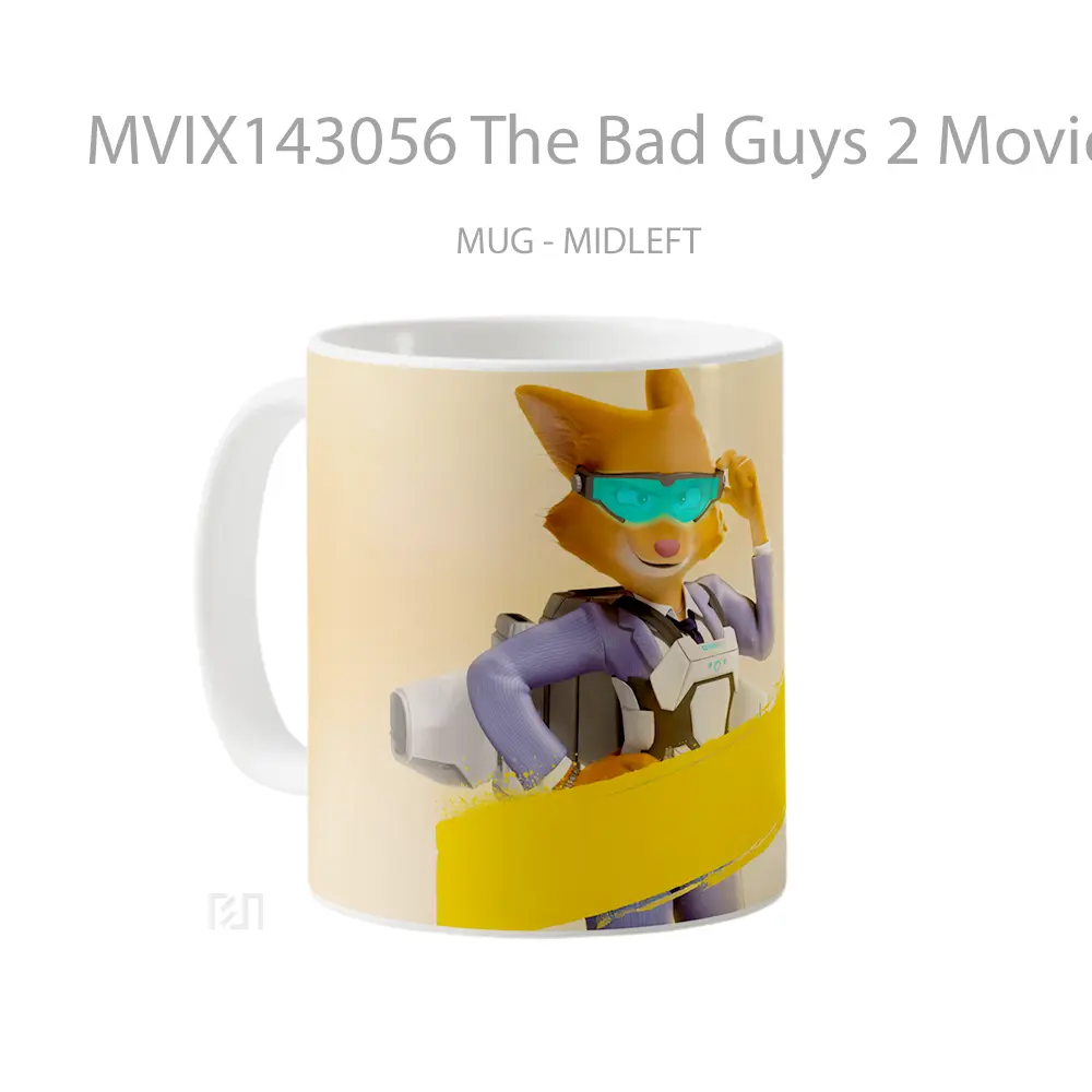 Mug The Bad Guys 2 Movie Diane Foxington Character Gelas Keramik Unik - All-side / Desain