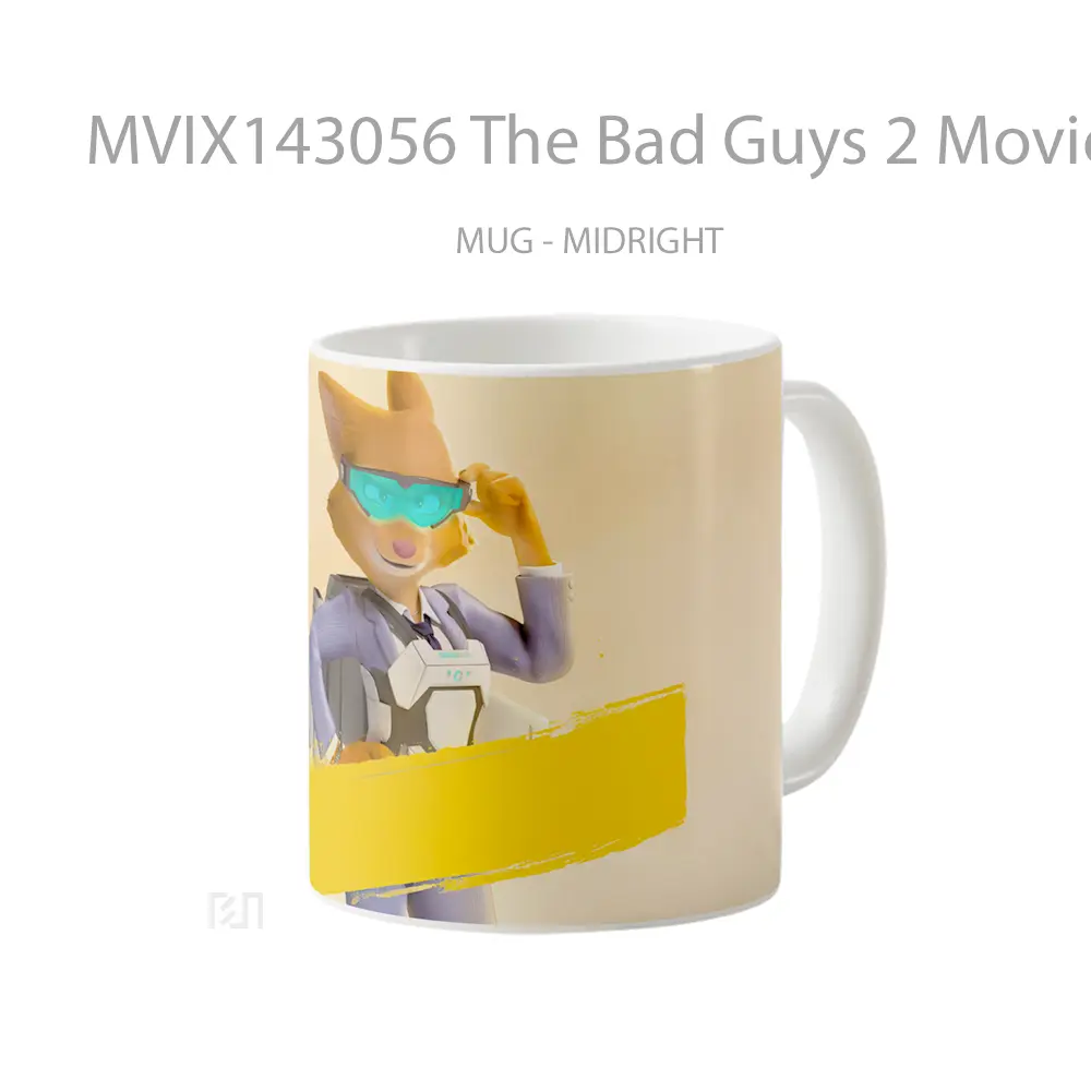 Mug The Bad Guys 2 Movie Diane Foxington Character Gelas Keramik Unik - All-side / Desain