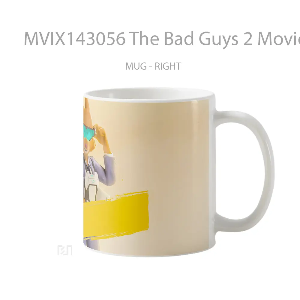 Mug The Bad Guys 2 Movie Diane Foxington Character Gelas Keramik Unik - All-side / Desain
