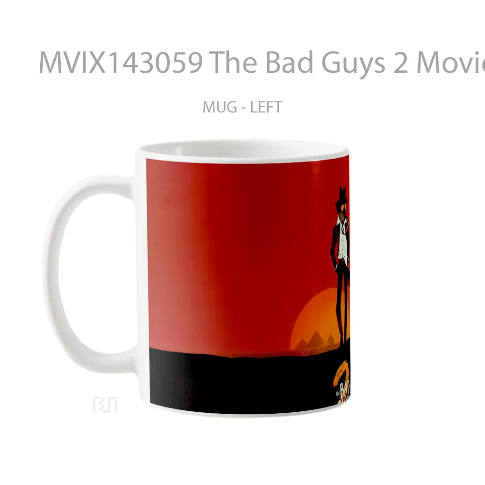 Mug The Bad Guys 2 Movie Mr Wolf Gelas Hewan Lucu - All-side / Desain