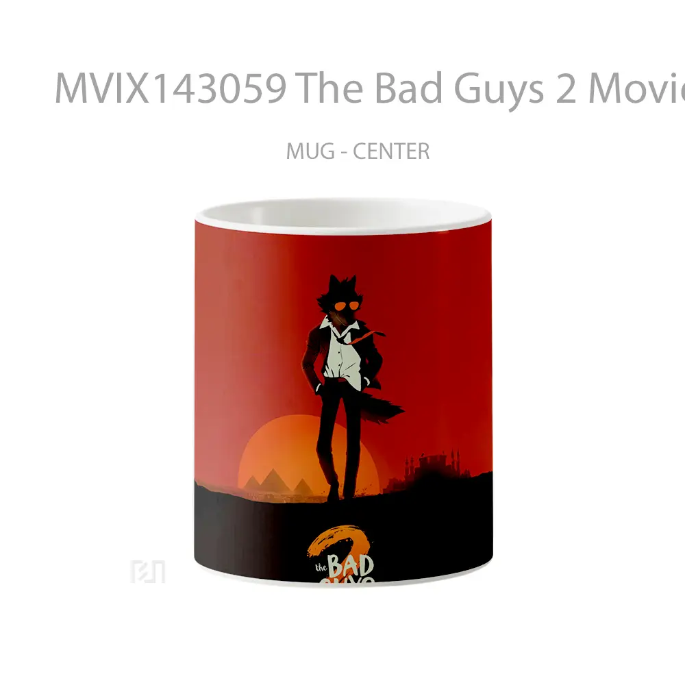 Mug The Bad Guys 2 Movie Mr Wolf Gelas Hewan Lucu