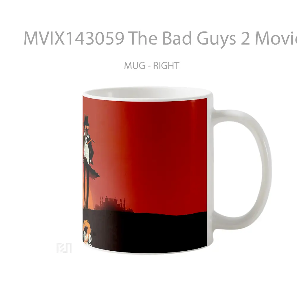 Mug The Bad Guys 2 Movie Mr Wolf Gelas Hewan Lucu - All-side / Desain