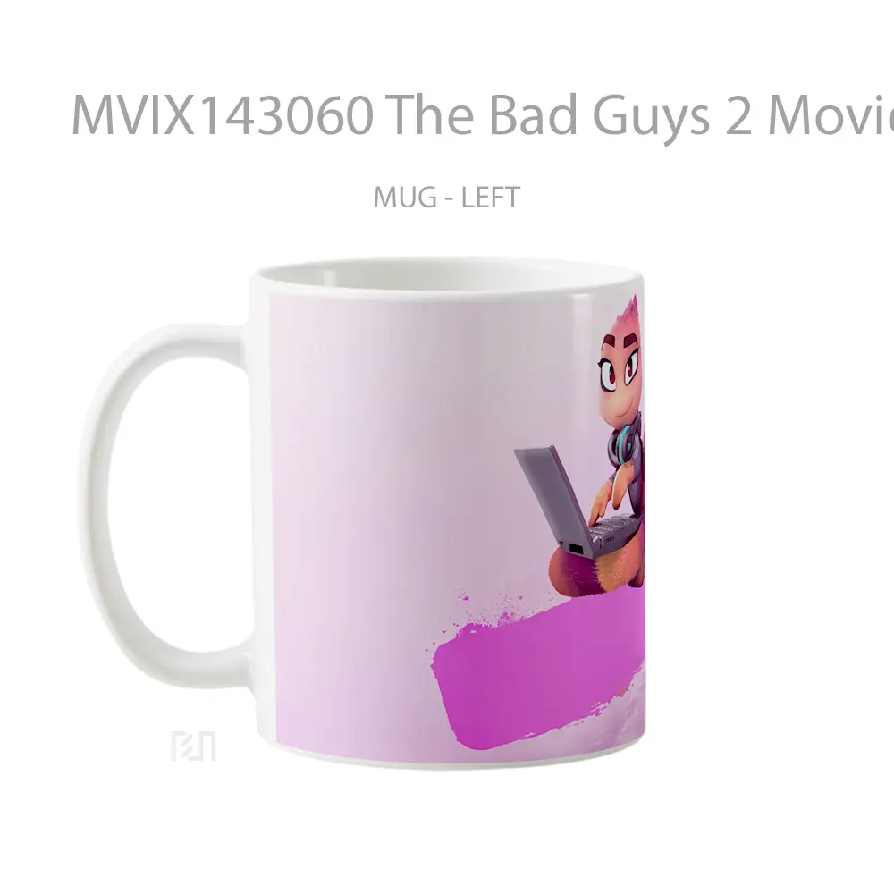 Mug The Bad Guys 2 Movie Ms Tarantula Character Gelas Keramik Unik - All-side / Desain