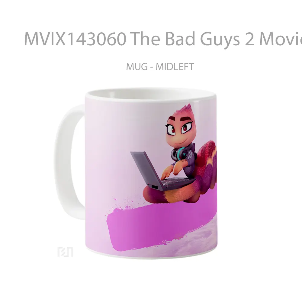 Mug The Bad Guys 2 Movie Ms Tarantula Character Gelas Keramik Unik - All-side / Desain