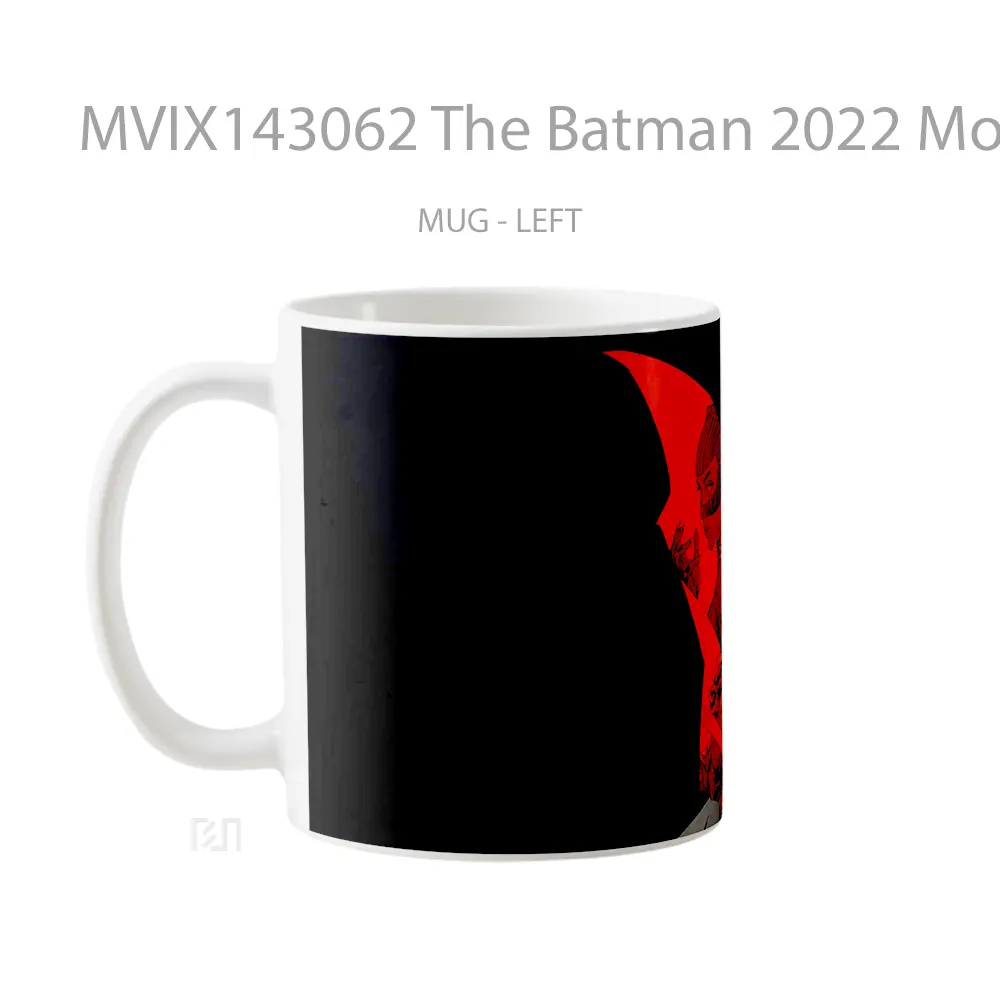 Mug The Batman 2022 Movie Batarang Gelas Superhero - All-side / Desain