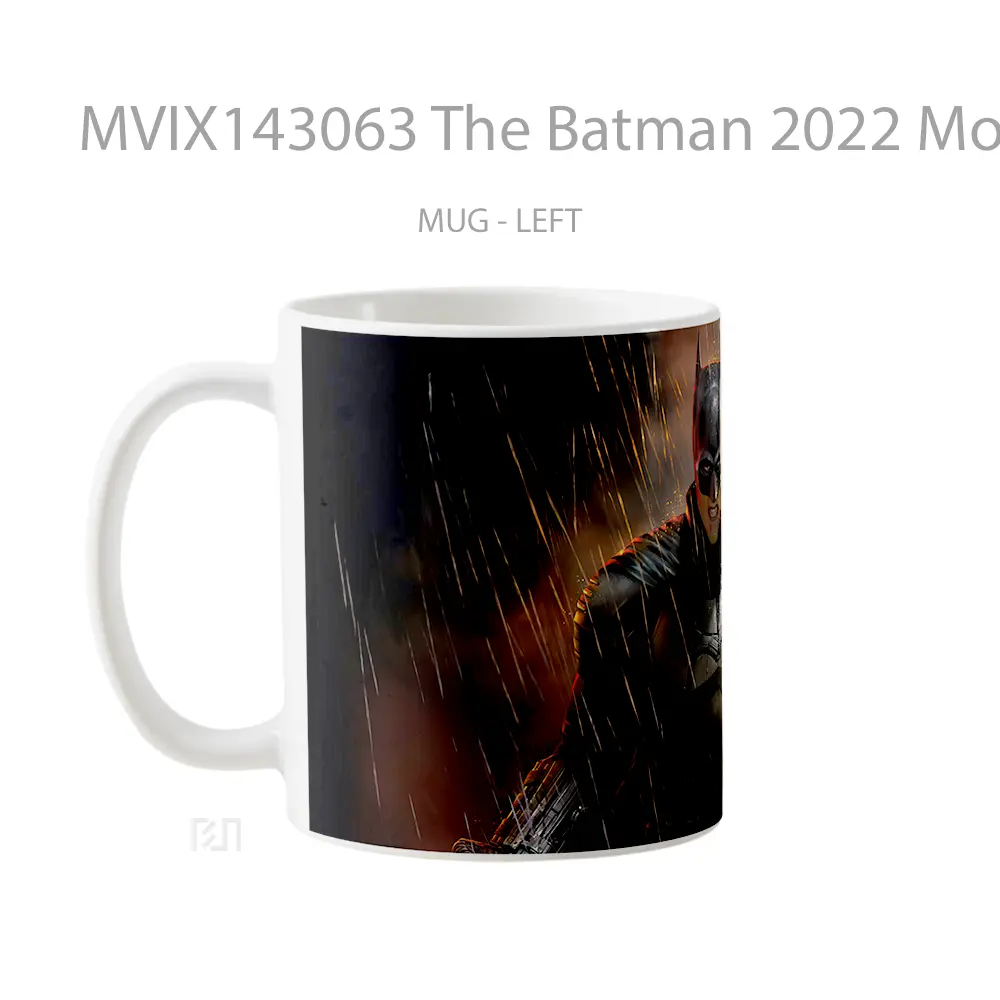 Mug The Batman 2022 Movie Gelas Superhero - All-side / Desain