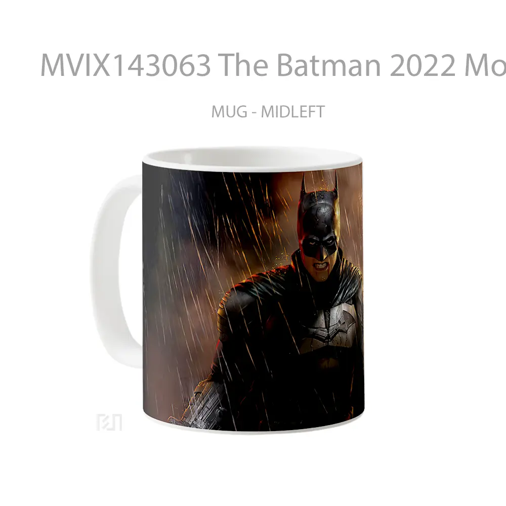 Mug The Batman 2022 Movie Gelas Superhero - All-side / Desain