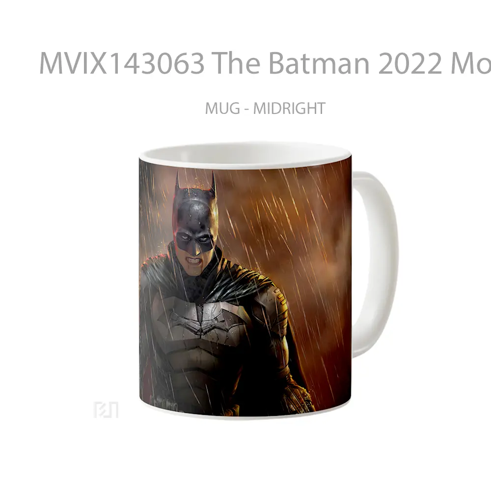 Mug The Batman 2022 Movie Gelas Superhero - All-side / Desain