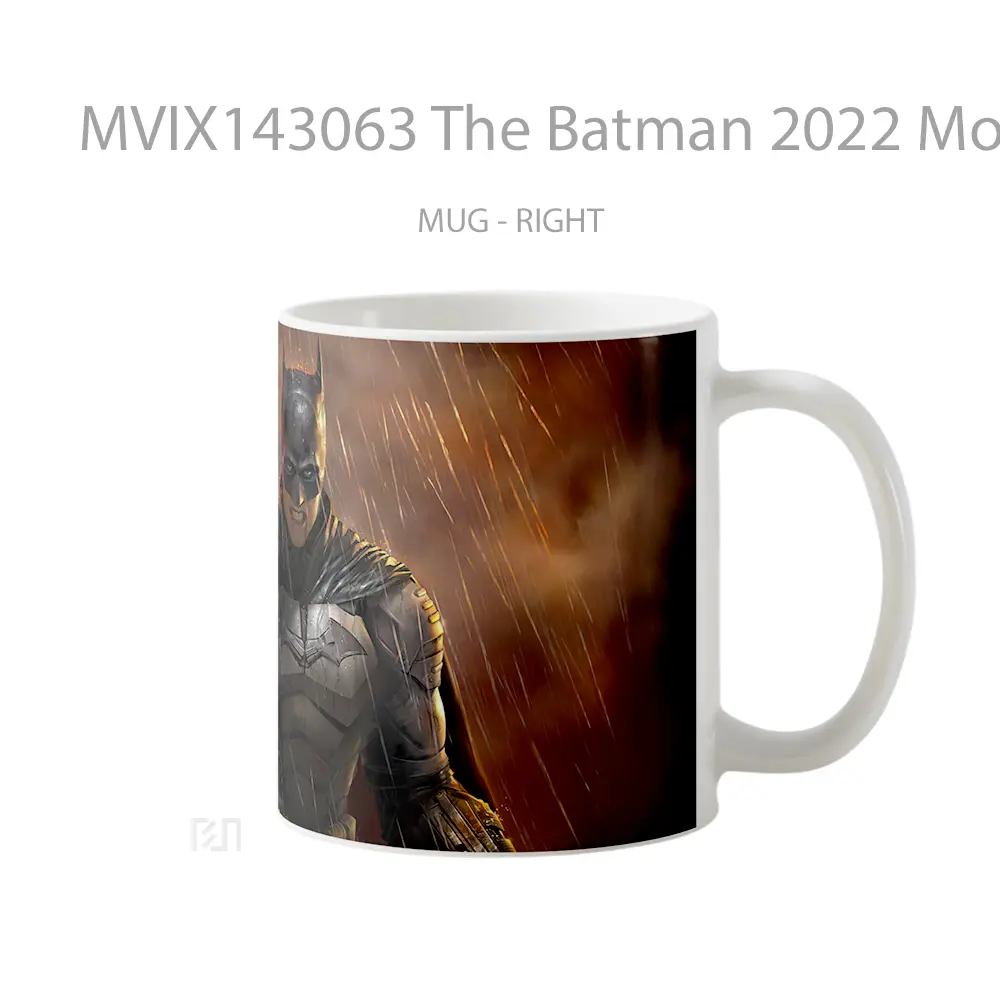 Mug The Batman 2022 Movie Gelas Superhero - All-side / Desain