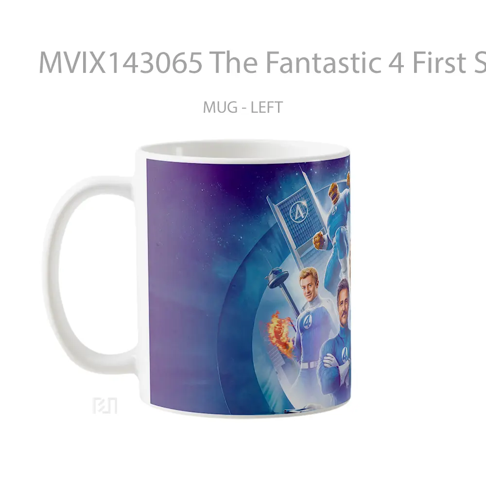 Mug The Fantastic 4 First Steps Members Gelas Keramik Unik - All-side / Desain