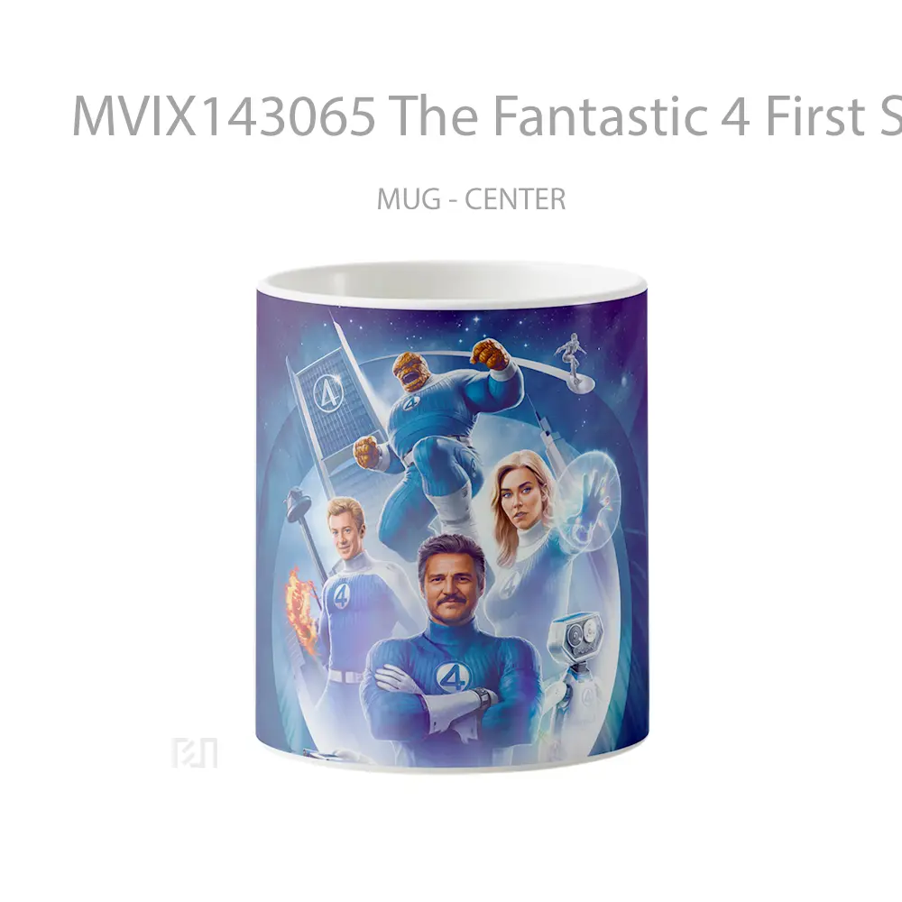 Mug The Fantastic 4 First Steps Members Gelas Keramik Unik