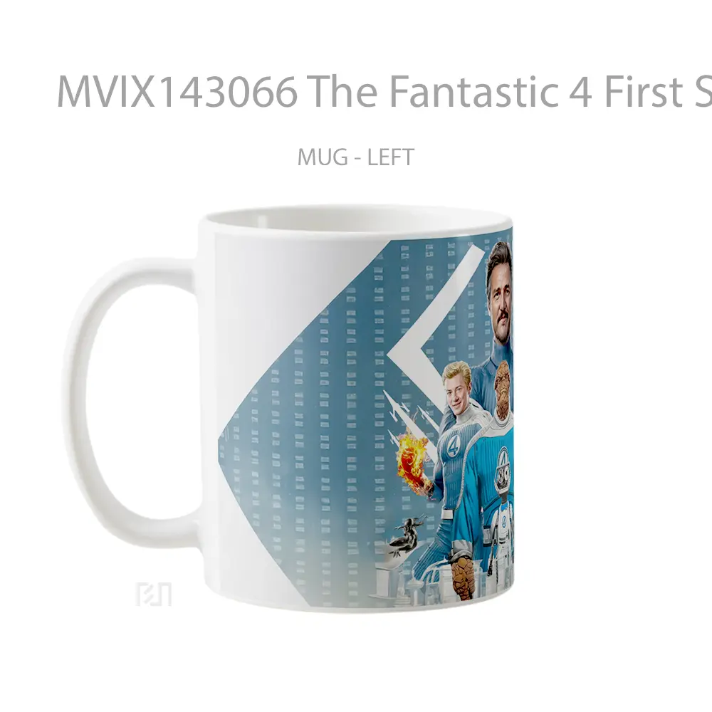 Mug The Fantastic 4 First Steps Movie Gelas Keramik Unik - All-side / Desain