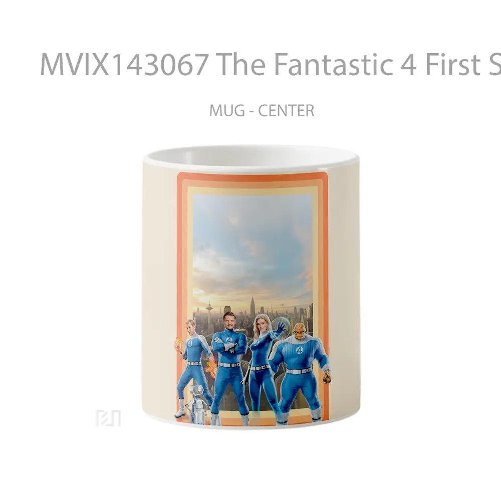 Mug The Fantastic 4 First Steps Movie Gelas Keramik Unik