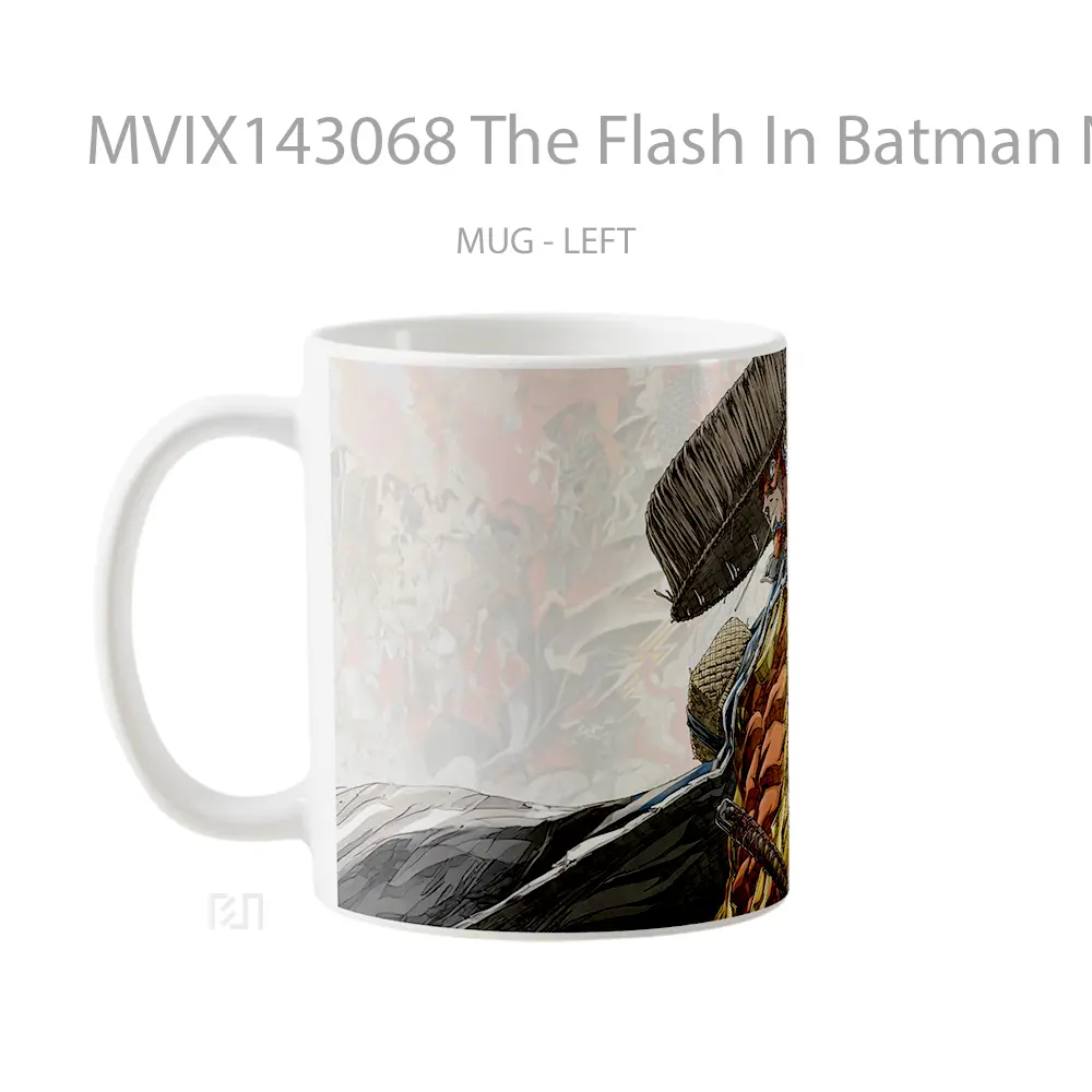 Mug The Flash In Batman Ninja Vs Yakuza Gelas Superhero - All-side / Desain