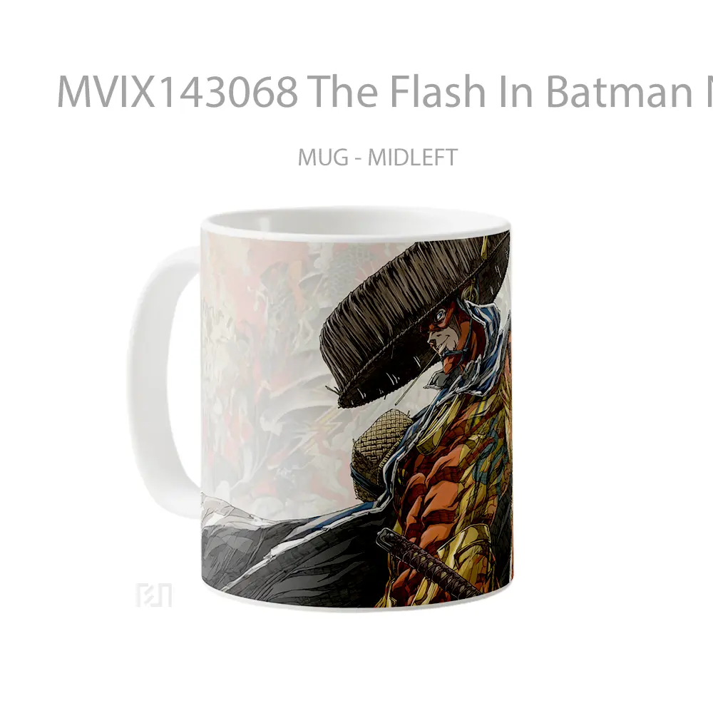 Mug The Flash In Batman Ninja Vs Yakuza Gelas Superhero - All-side / Desain